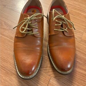 Bruno Marc men’s dress shoes cap toe lace up derby shoes